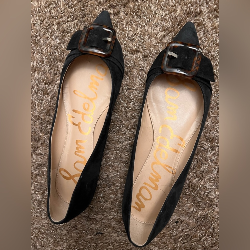 Sam Edelman black dress flats NWT